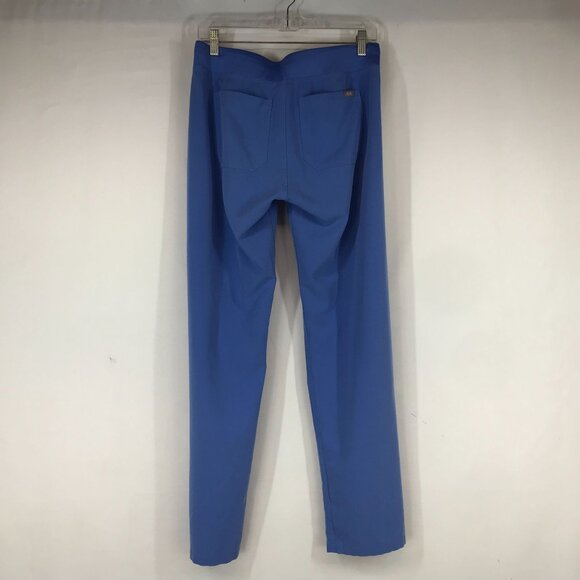 FIGS - WOMEN'S SMALL -BLUE ELASTIC WAIST TECHNICAL COLLECTION SCRUB PANTS - Picture 3 of 5